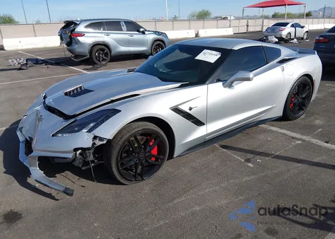 2016 Chevrolet Corvette Stingray Z51 z USA, uszkodzony, nr VIN 1G1YH2D71G5105585